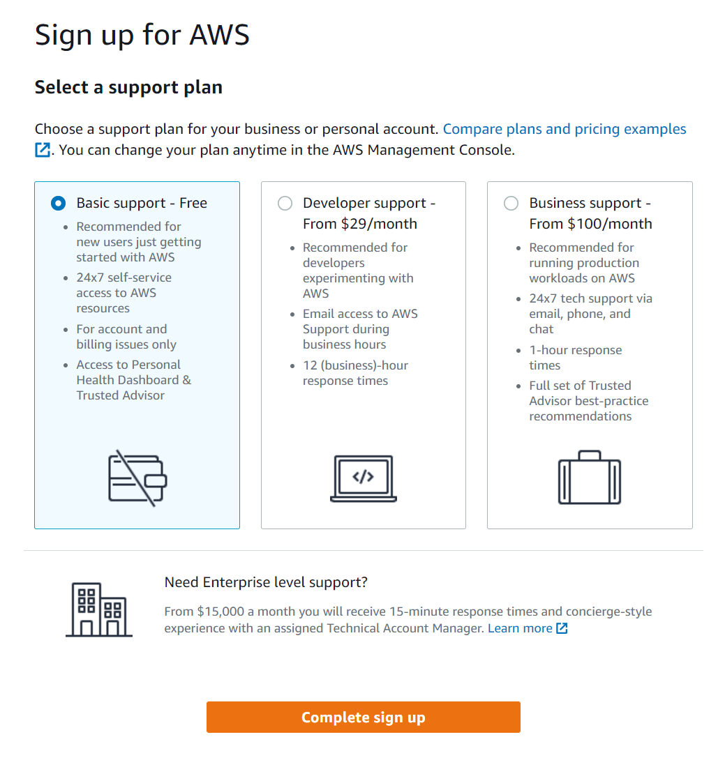 create-new-account-aws-and-own-your-first_cloud-server-create-new-account-support-plan