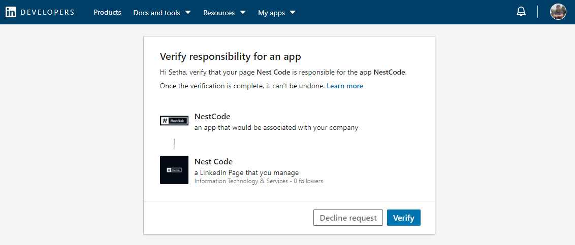 api-post-to-linkedin-page-accept-verify-app